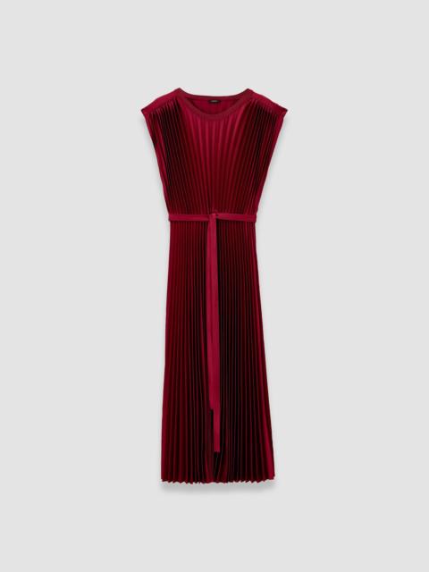 JOSEPH Volta Knit Weave Plissé Dress