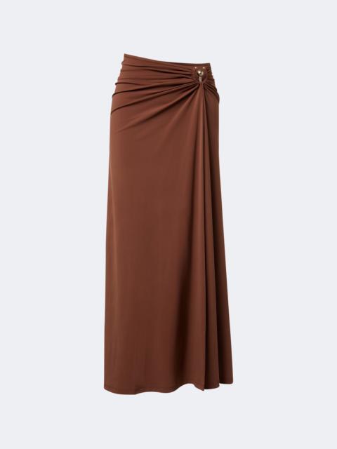 CHRISTOPHER ESBER Pierced Orbit gathered jersey maxi skirt