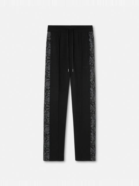 VERSACE Barocco Jacquard Knit Pants
