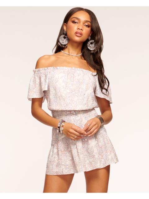 RAMY BROOK Lais Off-The-Shoulder Mini Dress
