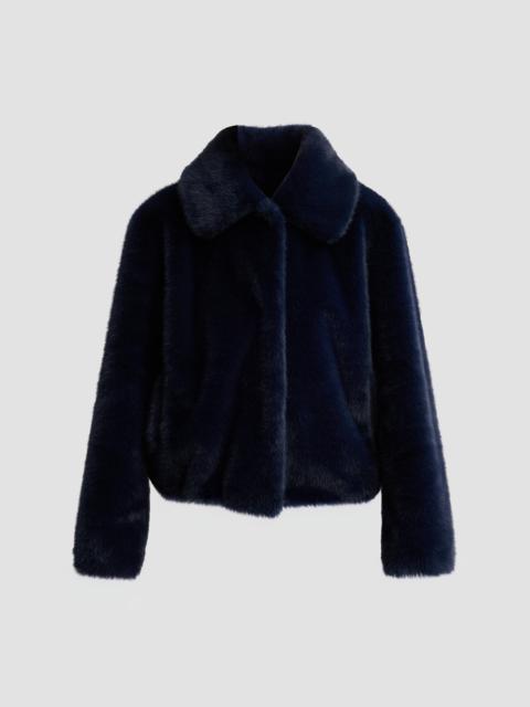 KOBI HALPERIN Women's Tami Faux Fur Coat - Navy