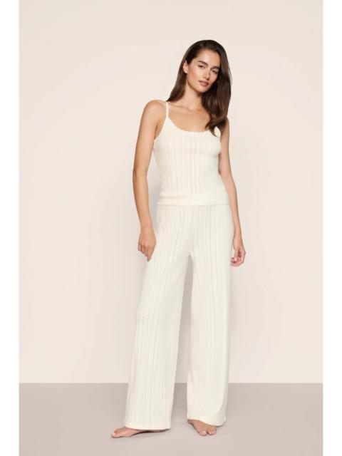 eberjey Pointelle Sweater Scoop Neck Cami