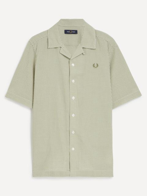 Fred Perry Microgingham Seersucker Shirt