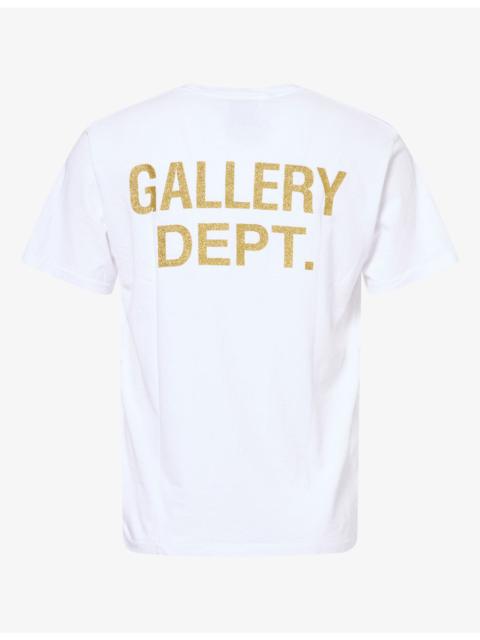 GALLERY DEPT. Glitter-Logo Relaxed-Fit Cotton T-Shirt