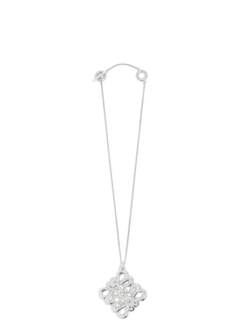 Loewe Large pendant necklace in sterling silver