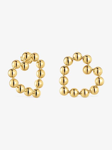TOUS Short heart Earrings with 18K gold vermeil Sugar Party