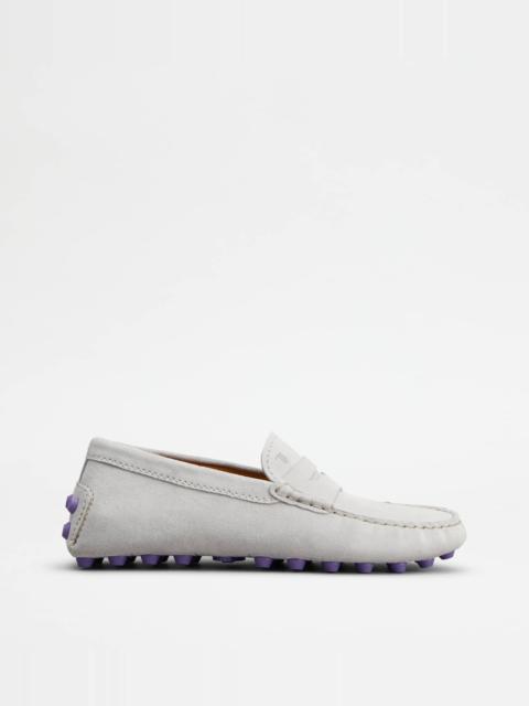 TOD'S GOMMINO BUBBLE IN LEATHER - GREY