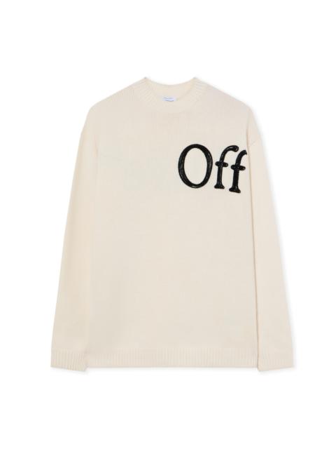 Off-White Bookish Shared Knit Crewneck