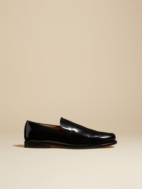 The Alessio Loafer in Black Leather