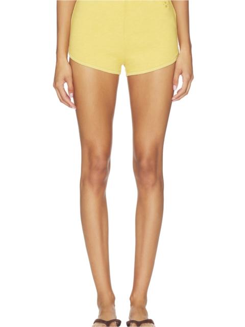 ÉTERNE Lightweight French Terry Mini Track Short