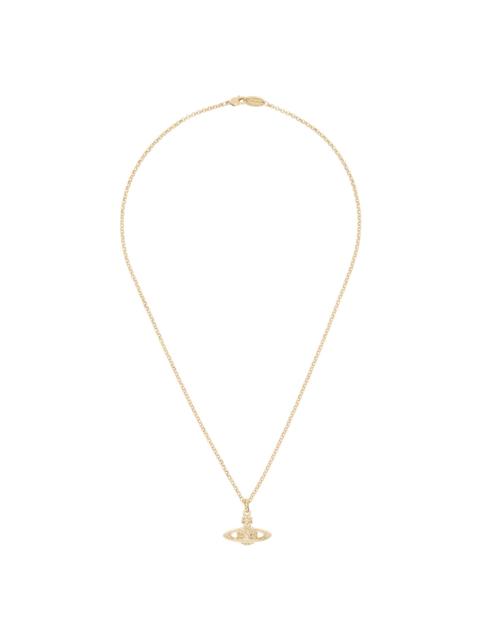 Vivienne Westwood Gold Mini Bas Relief Orb Necklace
