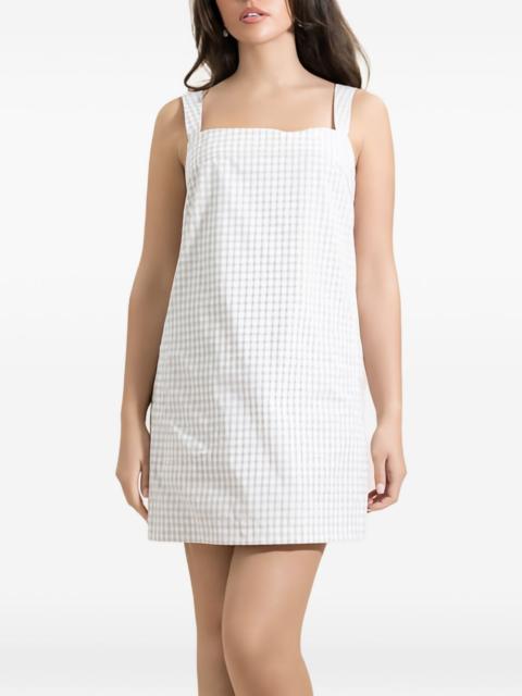 SIMKHAI Sloan gingham mini dress