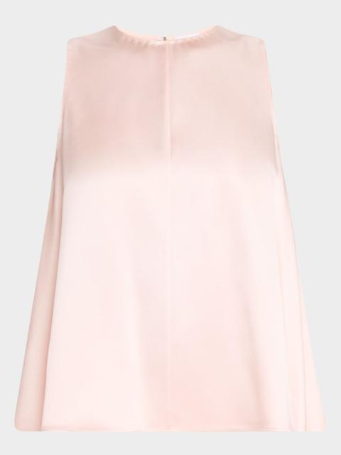 ADAM LIPPES Elias Flowy Double Face Silk Charmeuse Top