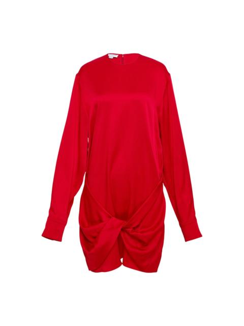 Stella McCartney Satin Twist Mini Dress