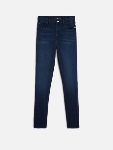 7 For All Mankind Slim Illusion High Waist Skinny in Twilight Blue