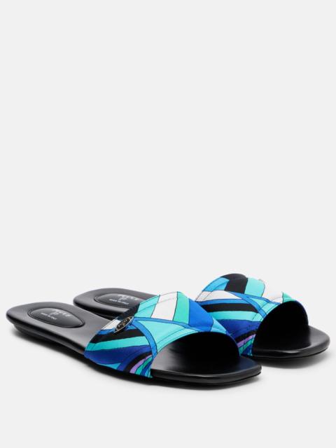 PUCCI Yummy Iride twill slides