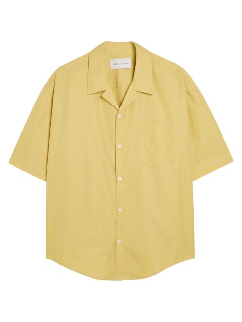 AMI Paris Ami Paris Logo Cotton-poplin Shirt