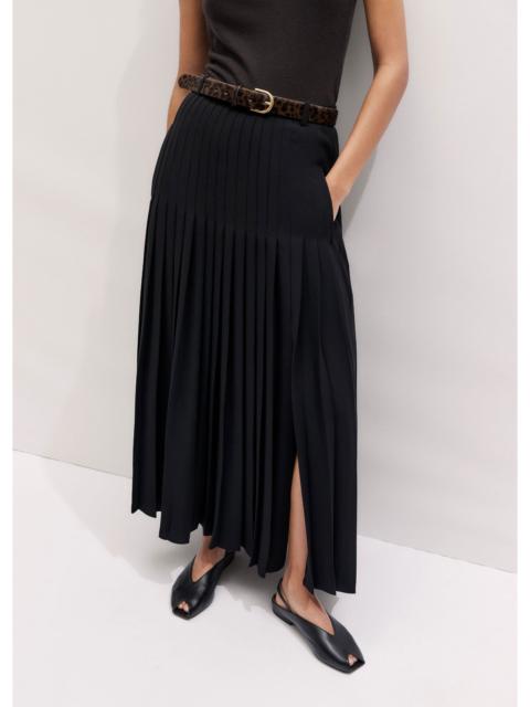 ME+EM Slit Pleated Maxi Skirt