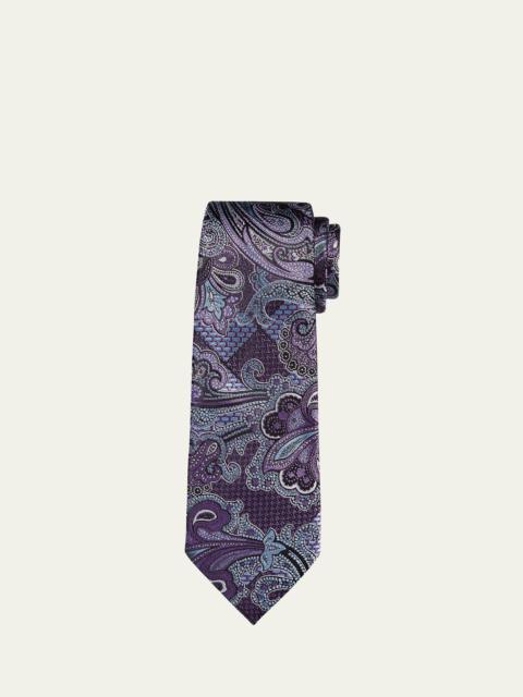 Men's Silk Paisley Tie