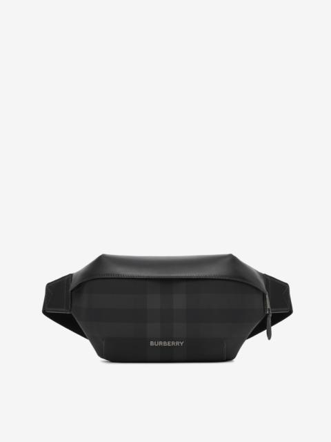 Charcoal Check and Leather Sonny Bum Bag