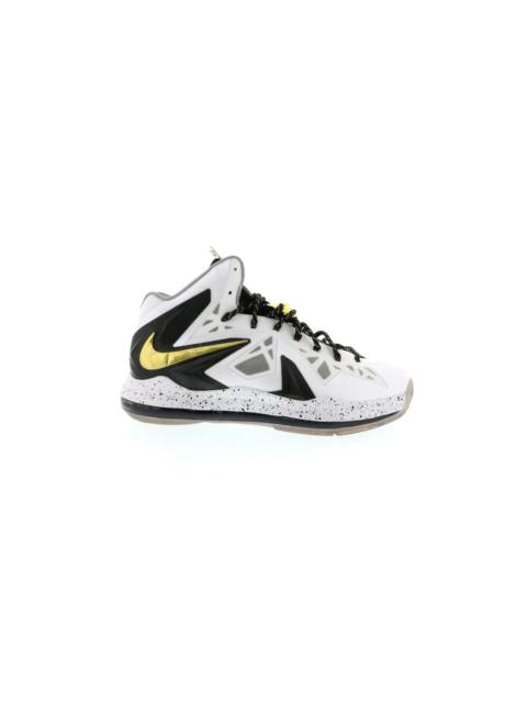 Nike LeBron X Elite+ White Gold