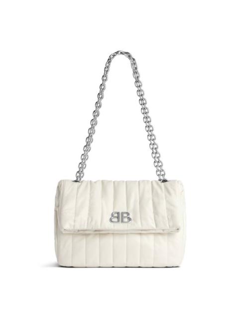Women's Monaco Small Chain Bag Quilted  in White