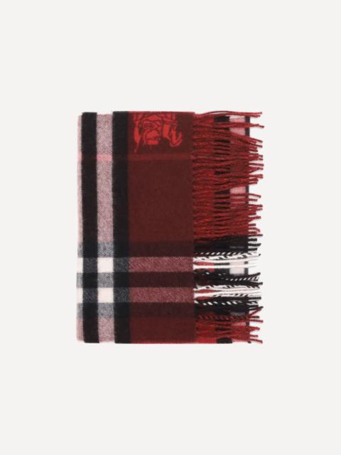 Burberry Cashmere Check Scarf