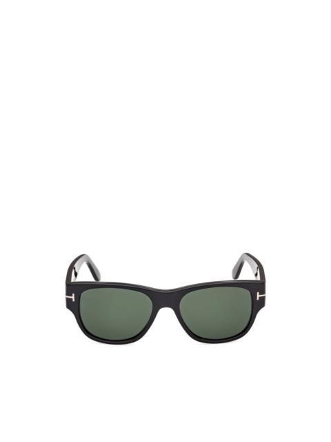 TOM FORD T-motif rectangle-frame sunglasses