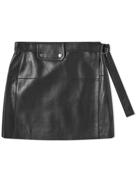 Nanushka Nanushka Susan Leather Look Mini Skirt