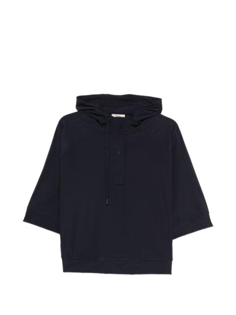 Herno button-fastening hoodie