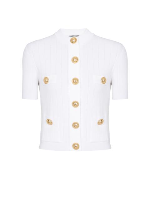 Balmain Buttoned knit cardigan