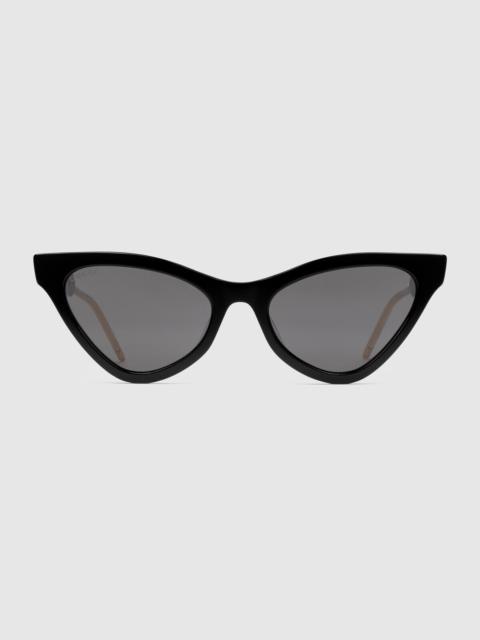 Cat eye acetate sunglasses