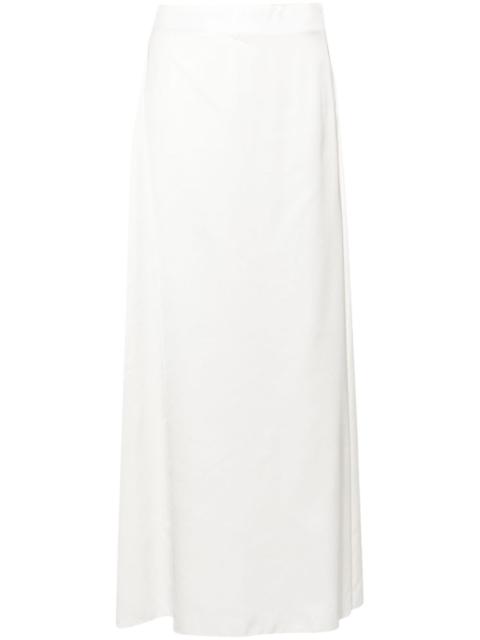PESERICO satin maxi skirt