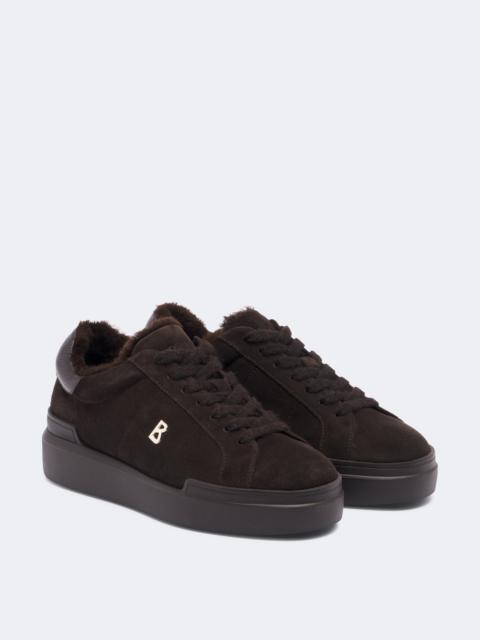 BOGNER Hollywood 32 A shearling-lined suede sneakers