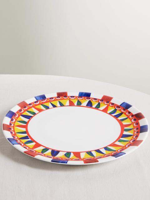 Dolce & Gabbana Painted Porcelain Charger Plate