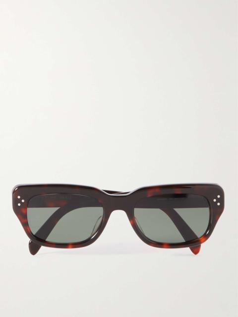 CELINE D-Frame Tortoiseshell Acetate Sunglasses