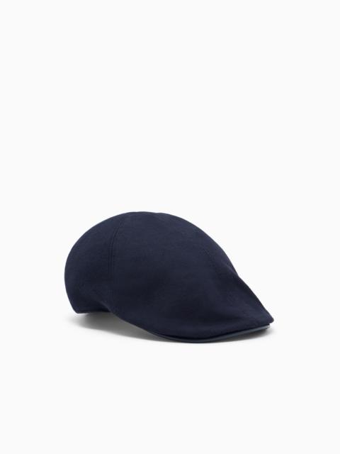 GIORGIO ARMANI WOOL-BLEND FLAT CAP