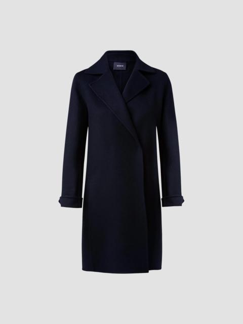 AKRIS Women's Bera Double-Faced Cashmere Car Coat - Black
