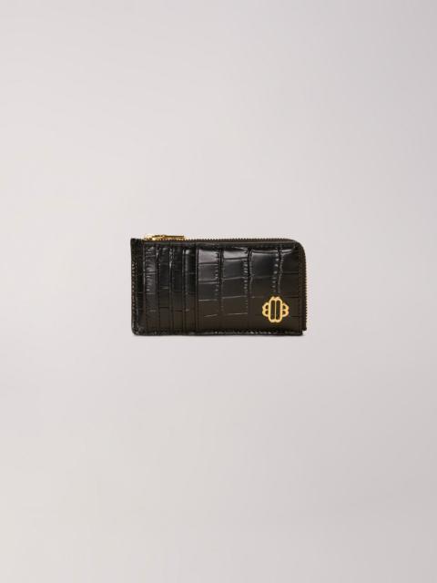 maje LEATHER CARD CASE