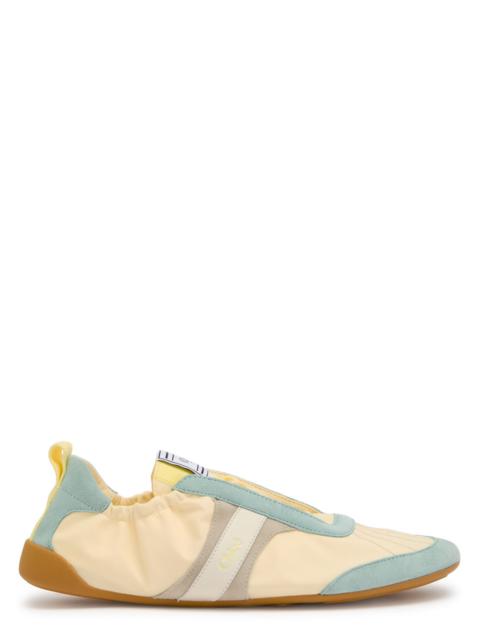 Chloé Chloe Kick Panelled Nylon Sneakers