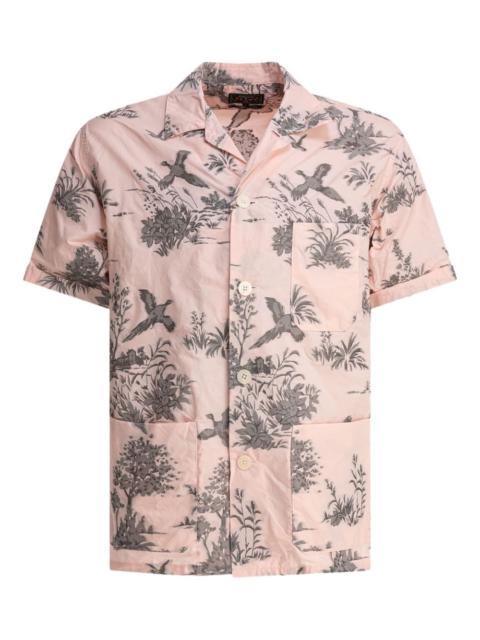 BEAMS PLUS bird-print pocket shirt