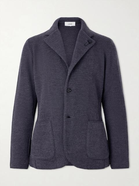 LARDINI Knitted Virgin Wool Blazer