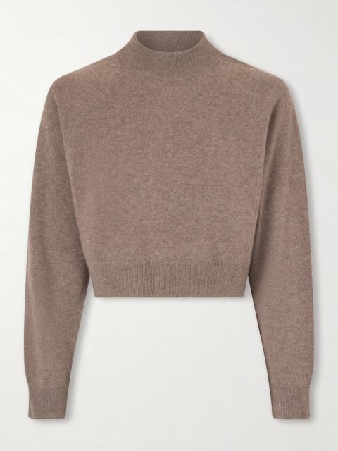 Jil Sander Cropped Wool And Cashmere-blend Sweater