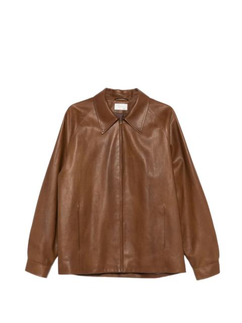 The Row Mount leather jacket