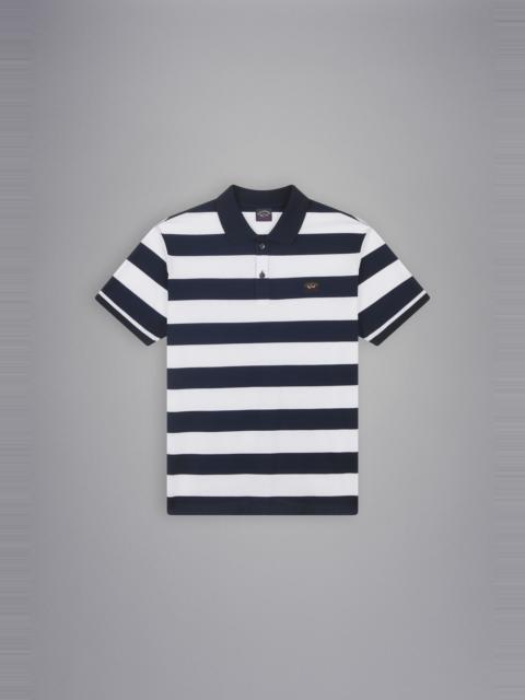 ORGANIC COTTON PIQUÉ POLO WITH ICONIC BADGE