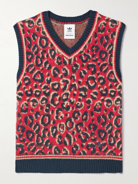 adidas Originals + Wales Bonner jacquard-knit vest Red