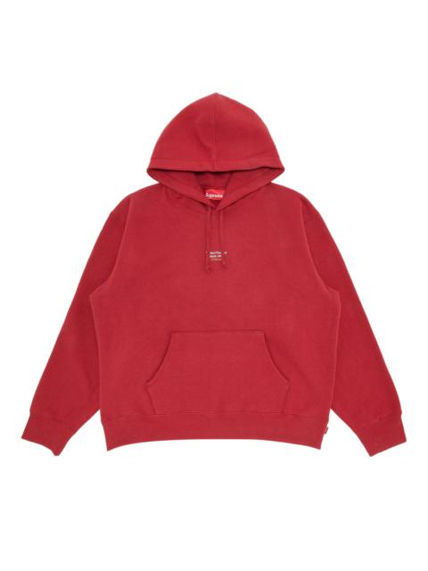 Supreme Supreme Illegal Business Hooded Sweatshirt 'Red' | REVERSIBLE