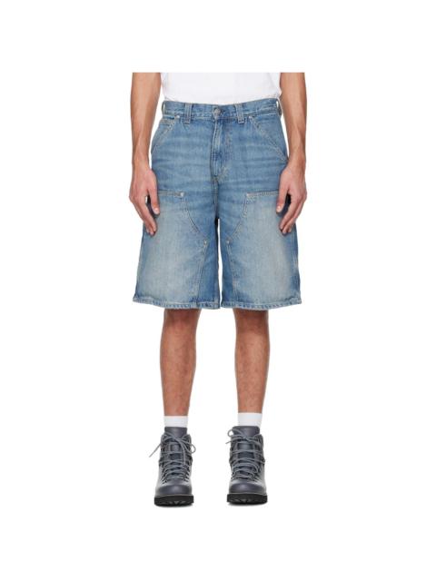 Blue OG Aden Double Knee Denim Shorts