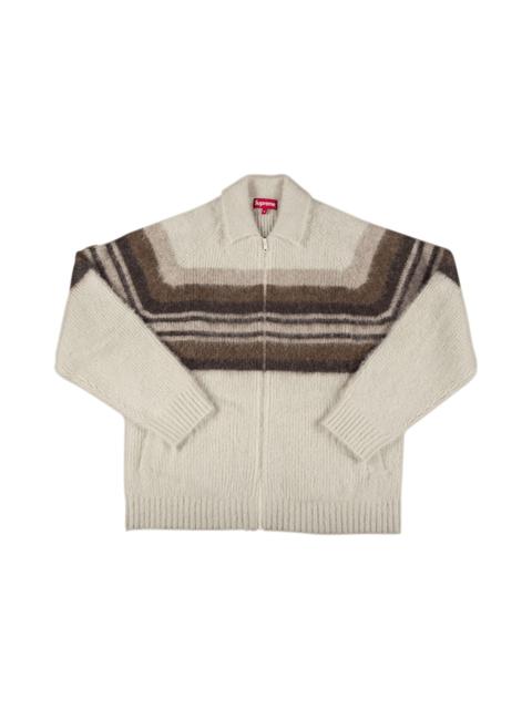 Supreme brushed wool zip up sweater sale