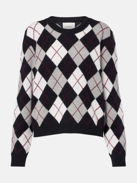 LISA YANG Antoni argyle cashmere sweater